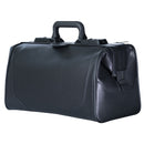 Sort sygeplejetaske i ægte læder