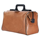 Duerasol Lægetaske  lysbrun i ægte læder