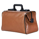 Durasol Lægetaske  lysbrun i ægte læder 
