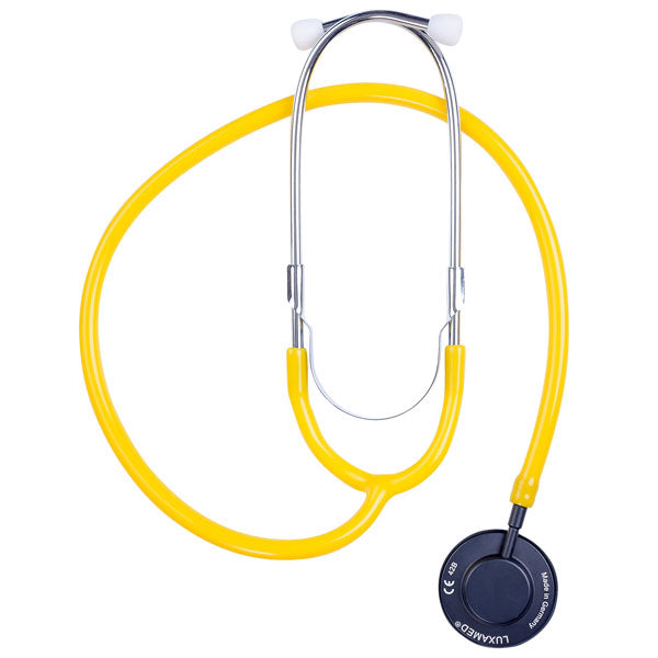 lightweight stetoskop i gul farve fra tyske LUXAMED